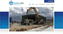 Desktop Screenshot of flow-lineconstruction.com